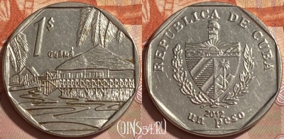 Куба 1 песо 2012 года, KM# 579, 215r-006 ♛
