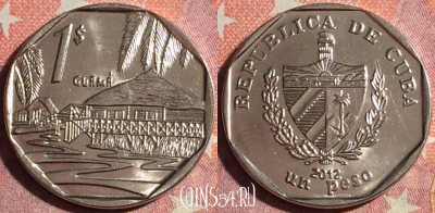 Куба 1 песо 2012 года, KM# 579, 361-135