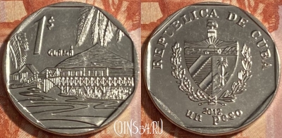 Куба 1 песо 2012 года, KM# 579, 406r-092 ♛
