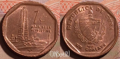 Куба 1 сентаво 2013 года, KM# 729, 196b-043