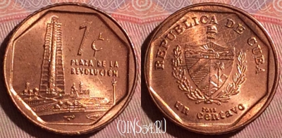 Куба 1 сентаво 2013 года, KM# 729, 265f-080