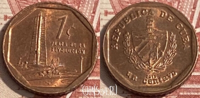 Куба 1 сентаво 2013 года, KM# 729, 274r-135