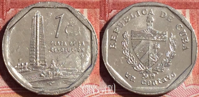Куба 1 сентаво 2019 года, KM# 733, 132b-029