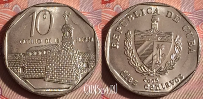 Куба 10 сентаво 2008 года, KM# 576, 072f-015