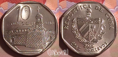 Куба 10 сентаво 2009 года, KM# 576, 059j-020