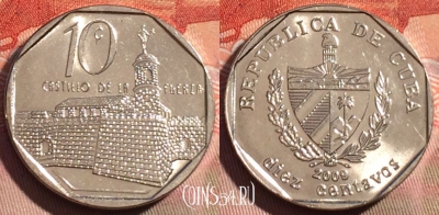 Куба 10 сентаво 2009 года, KM# 576, 274a-079