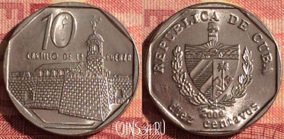 Куба 10 сентаво 2009 года, KM# 576, 332i-054