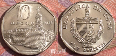 Куба 10 сентаво 2009 года, KM# 576, a135-047
