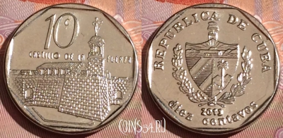 Куба 10 сентаво 2013 года, KM# 576, 226c-001