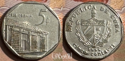Куба 5 сентаво 1999 года, KM# 575, s427s-077