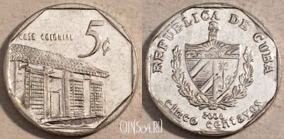 Куба 5 сентаво 2006 года, KM# 575, 111-108