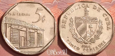 Куба 5 сентаво 2006 года, KM# 575, 279l-021