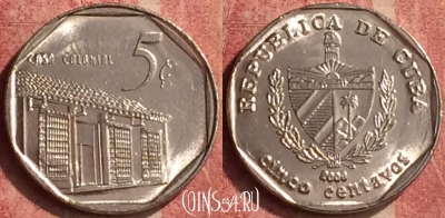 Куба 5 сентаво 2009 года, KM# 575, 427-067