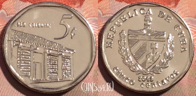 Куба 5 сентаво 2013 года, KM# 575, 274a-139