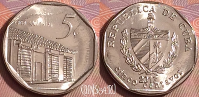 Куба 5 сентаво 2017 года, KM# 575, 239k-067