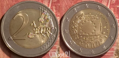 Литва 2 евро 2015 года, UNC, 220m-026