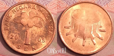Малайзия 1 сен 2005 года, KM# 49, 249-127