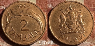 Малави 2 тамбалы 1995 года, KM# 34, 451s-135