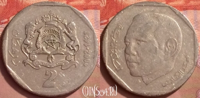 Марокко 2 дирхама 2002 года (1423), Y# 118, 056l-150
