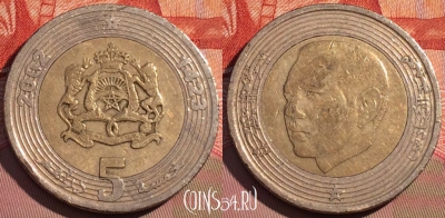 Марокко 5 дирхамов 2002 года (1423), Y# 109, 081c-049