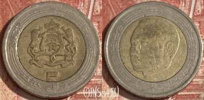 Марокко 5 дирхамов 2002 года (1423), Y# 109, 349r-107
