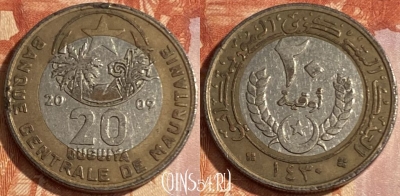 Мавритания 20 угий 2009 года, KM# 8, 408r-111