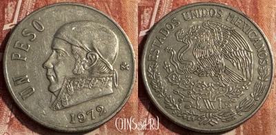 Мексика 1 песо 1972 года, KM# 460, 229s-018