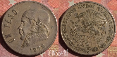 Мексика 1 песо 1972 года, KM# 460, 369-003