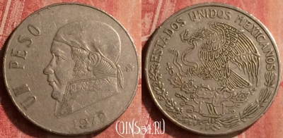 Мексика 1 песо 1979 года, KM# 460, 383n-032