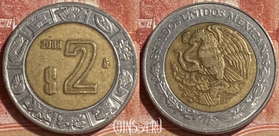 Мексика 2 песо 2008 года, KM# 604, 243r-046