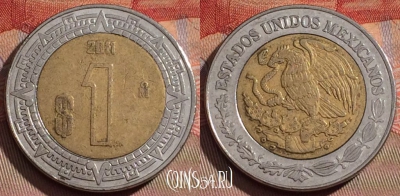 Мексика 1 песо 2011 года, KM# 603, 104d-100