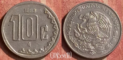 Мексика 10 сентаво 1993 года, KM# 547, 426-064