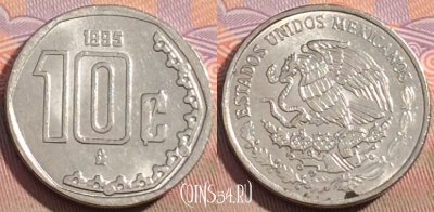 Мексика 10 сентаво 1995 года, KM# 547, 114c-048