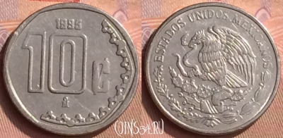 Мексика 10 сентаво 1995 года, KM# 547, 444-073