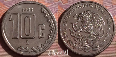 Мексика 10 сентаво 1998 года, KM# 547, 226f-011