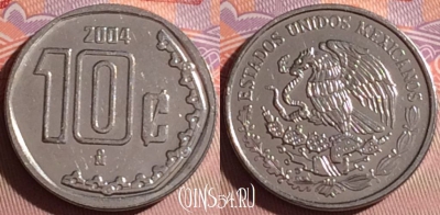 Мексика 10 сентаво 2004 года, KM# 547, 077j-140