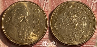 Мексика 100 песо 1985 года, KM# 493, 071q-059 ♛