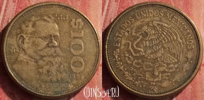 Мексика 100 песо 1985 года, KM# 493, 374n-129
