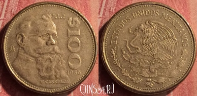 Мексика 100 песо 1985 года, KM# 493, 383n-035