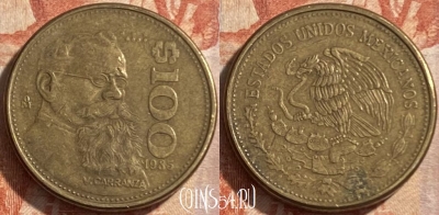 Мексика 100 песо 1985 года, KM# 493, 489р-046