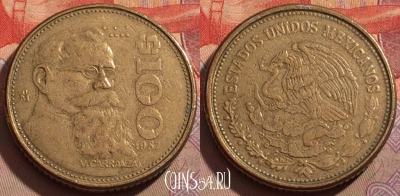 Мексика 100 песо 1987 года, KM# 493, 204b-121