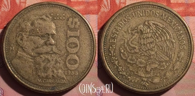 Мексика 100 песо 1988 года, KM# 493, 056i-132
