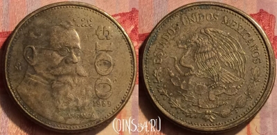 Мексика 100 песо 1989 года, KM# 493, 405-096