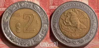 Мексика 2 песо 2004 года, KM# 604, 279m-107