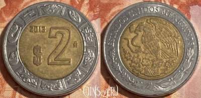 Мексика 2 песо 2013 года, KM# 604, 411r-129