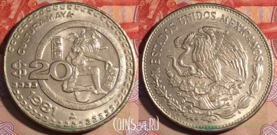 Мексика 20 песо 1981 года, KM# 486, 209a-093