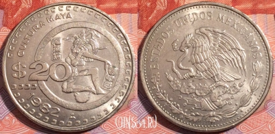 Мексика 20 песо 1982 года, KM# 486, 179-018