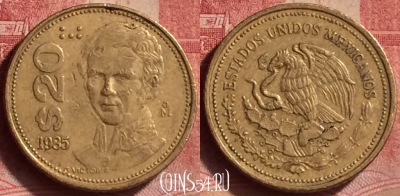 Мексика 20 песо 1985 года, KM# 508, 051l-110
