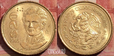 Мексика 20 песо 1985 года, KM# 508, 206-121