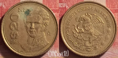 Мексика 20 песо 1985 года, KM# 508, 225j-002